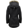 Montana New Womens Military Parka Faux Furs Trim Hood